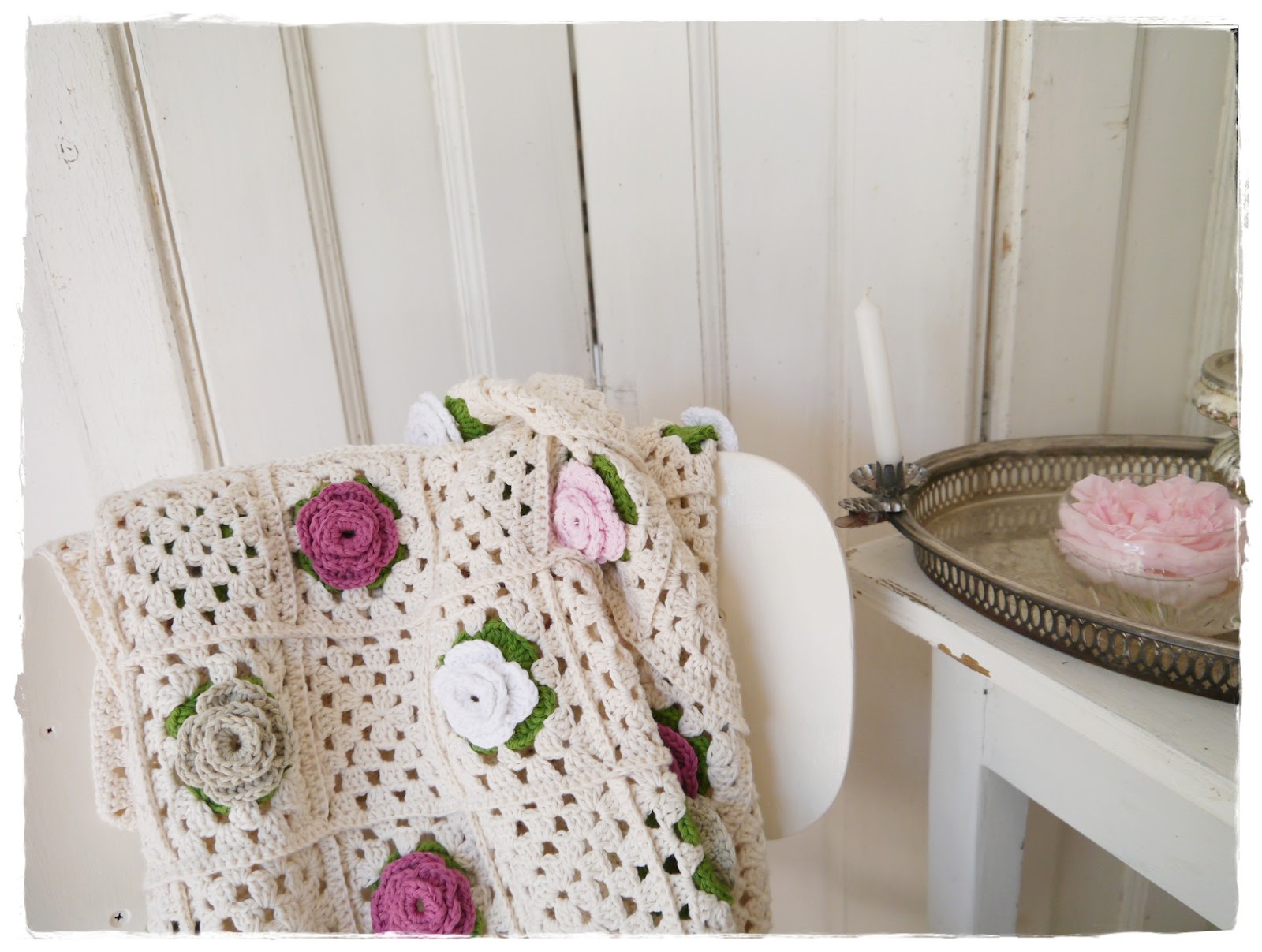 versponnenes: Kameliengrannydecke...