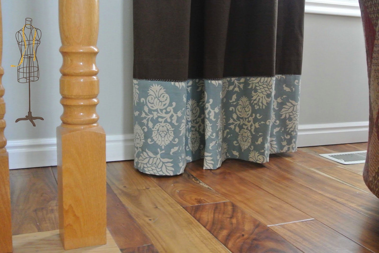 a notion to sew DIY Living Room Curtain Makeover