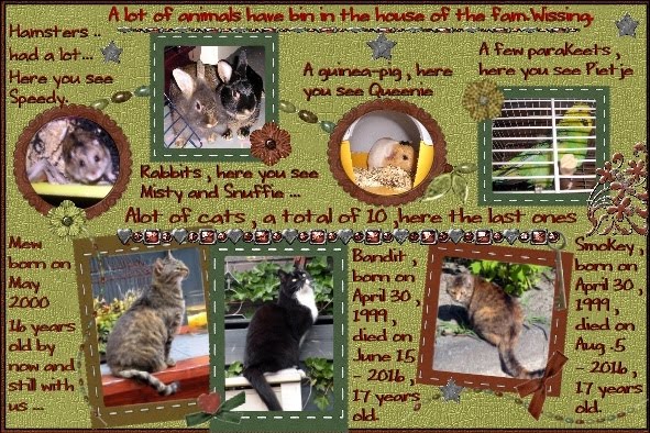 Oct.2016 ATC , All our animals in house Wissing