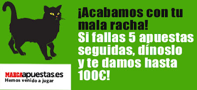 marca apuestas acaba con malas rachas 100 euros 21-30 septiembre marca apuestas acaba con malas rachas 100 euros 21-30 septiembre