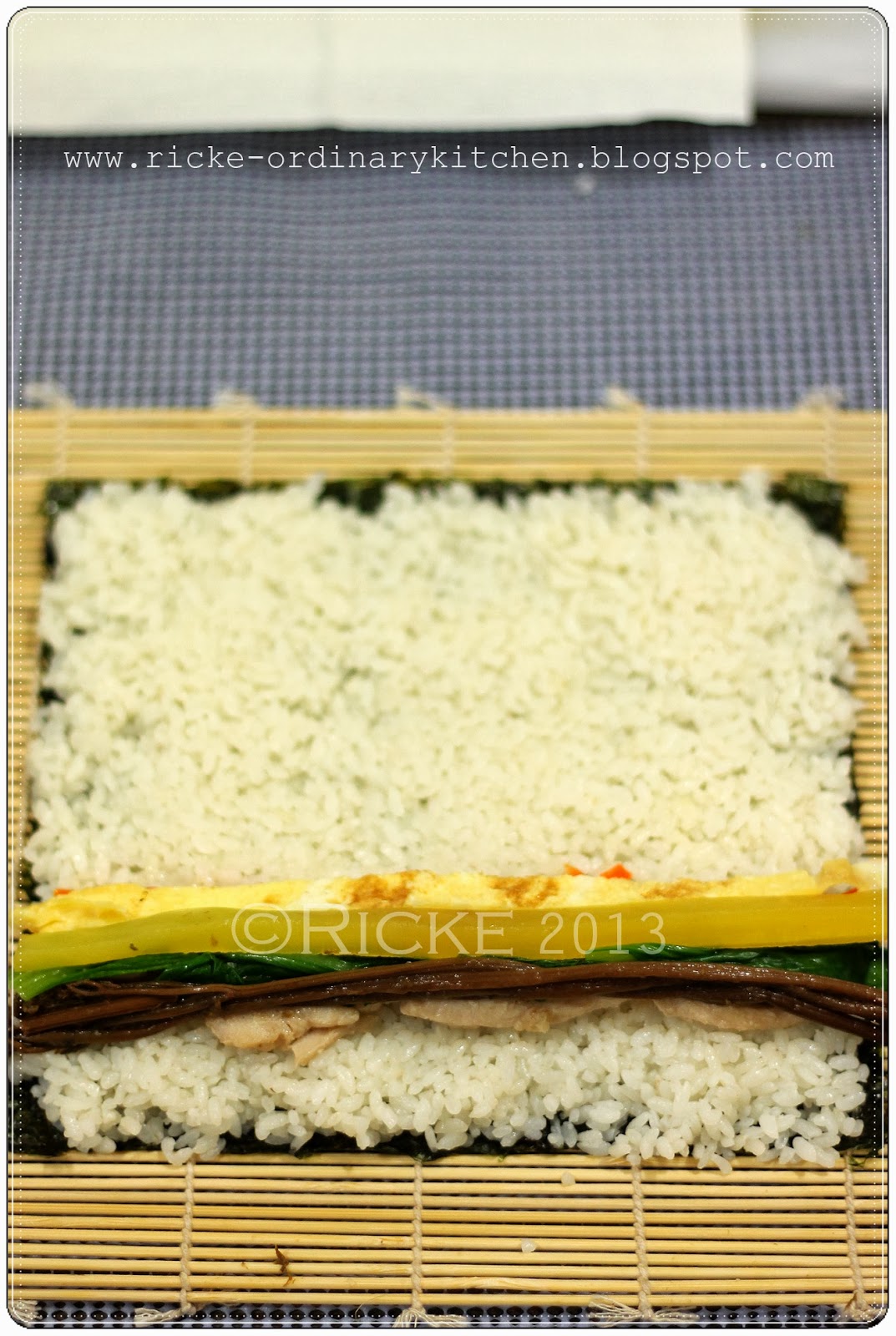 Just My Ordinary Kitchen... KIMBAP/김밥 (KOREAN DRIED SEAWEED RICE ROLLS)