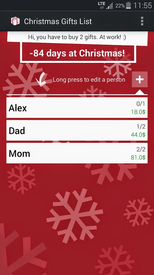christmas gift list app switch to festive mode with these fun