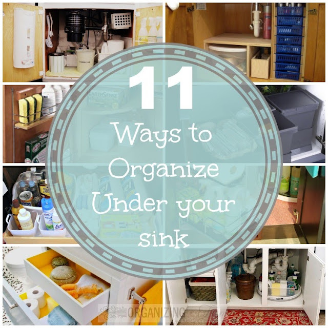 11 Ways to Organize Under a Sink Organizing Made Fun 11 Ways to Organize Under a Sink