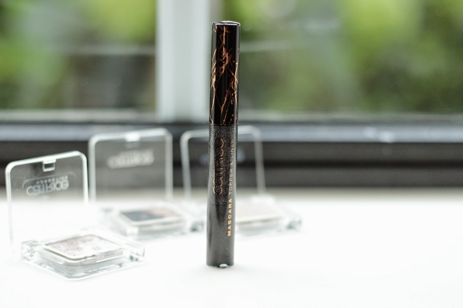 catrice metallure eye shadows mascara topper en liner review swatches full face