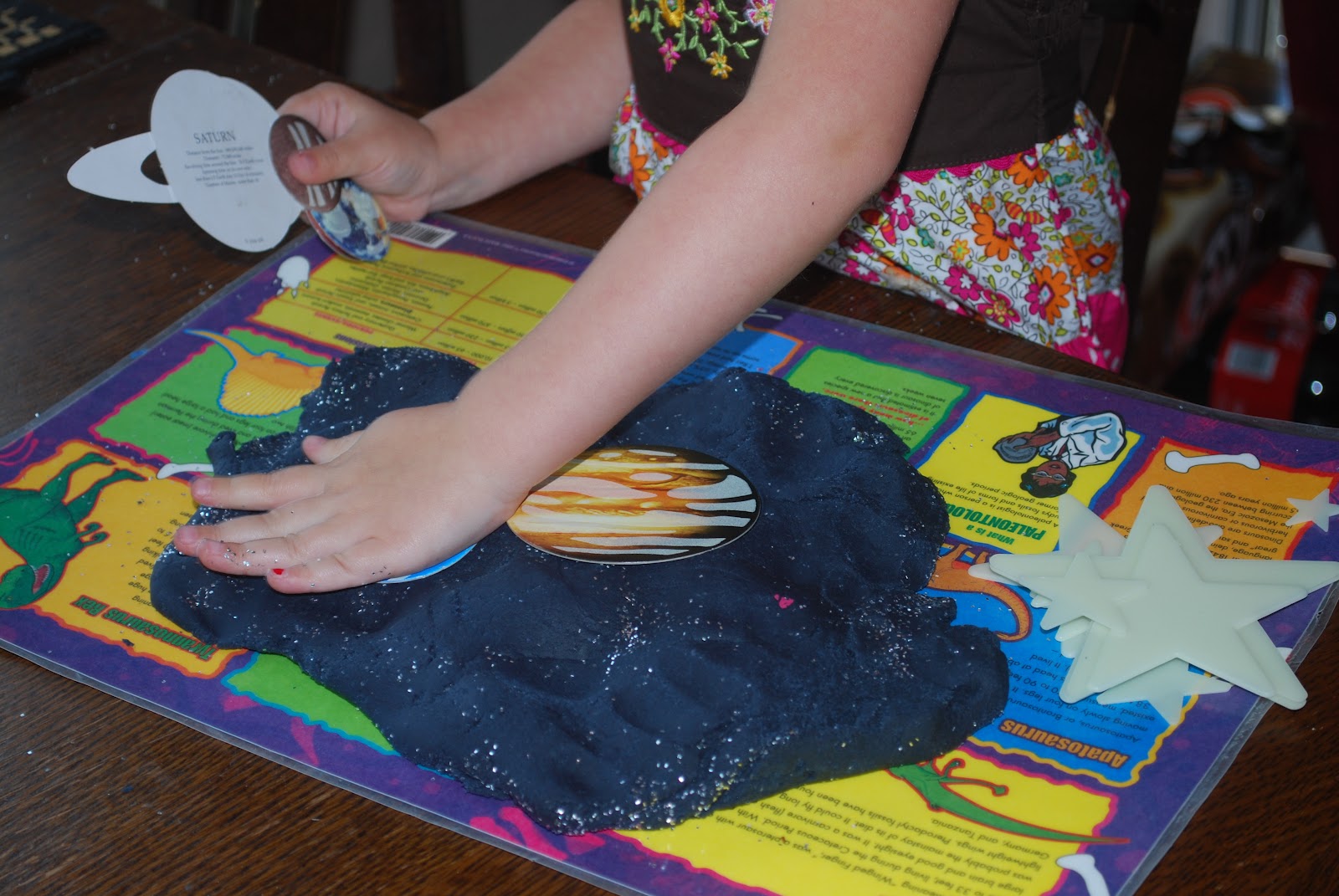 Random Thoughts and Polka Dots: Outer Space Sensory Table