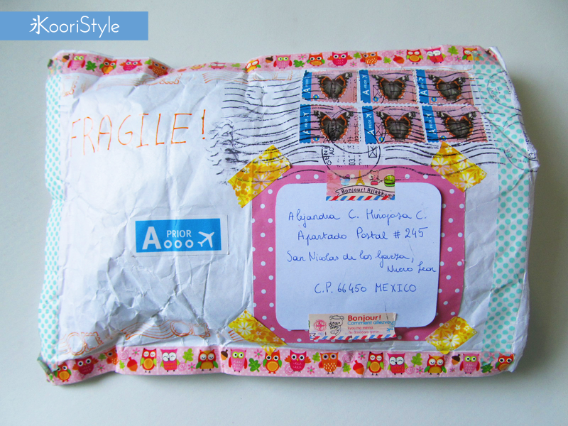Opening Happy Mail from Belgium’s Jess ♥! at KooriStyle.com Koori KooriStyle Kawaii Cute Planner Incoming Happy Snail Mail PenPal Opening YouTube Stationery Goods Goodies Agenda Journal Washi Deco Tape Sticky Note Notes Paper Clips Project Life Cards Letter