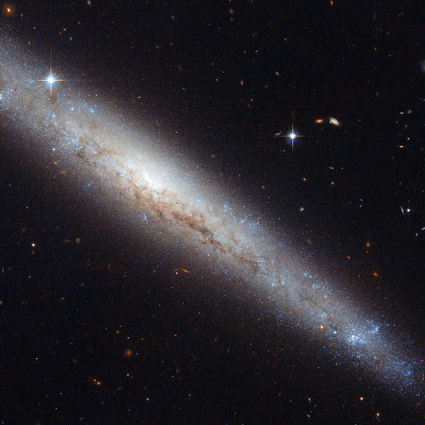 Edge-on Spiral Galaxy NGC 4183