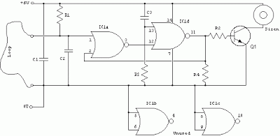 Build Intelligent Wire Loop Alarm Circuit With IC Build Intelligent Wire Loop Alarm Circuit With IC