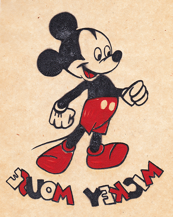 mickey mouse portrait
