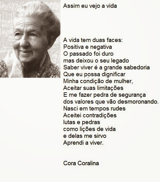 Um poema de Cora Carolina_ Uma descrição de Maria Rosa Mascellani