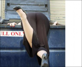 Dumpster Diva! I'm not above diggin' to find a treasure!