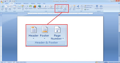 Word Insert HeaderFooter