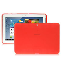 TPU Case (Semacam Silicon Case/ Jelly Case) Dengan Anti Slip Texture Untuk Samsung Galaxy Tab 2 10.1 P5100 - Red TPU Case (Semacam Silicon Case/ Jelly Case) Dengan Anti Slip Texture Untuk Samsung Galaxy Tab 2 10.1 P5100 - Red