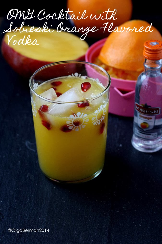 Mango & Tomato Perfect Cocktail to celebrate New Year OMG Cocktail