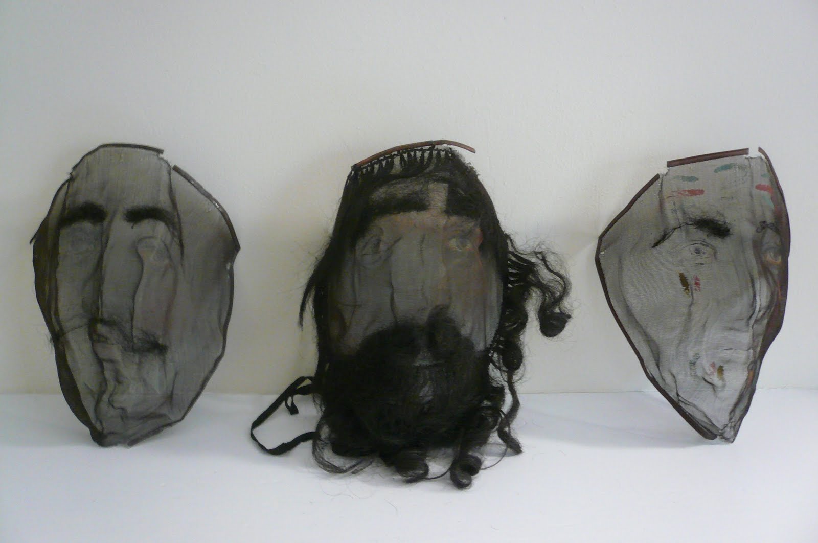 Dull Tool Dim Bulb Wire Mesh Masks for Odd Fellows Lodge Ritual Masks