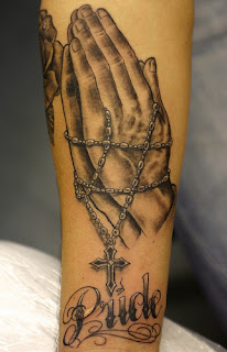 rosary tattoos, tattooing