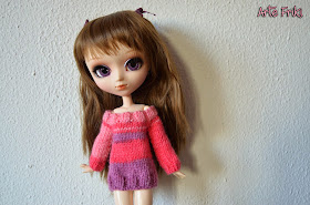 pullip doll muñeca jersey knitting sweater