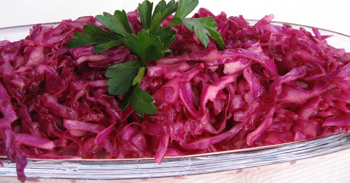 Yasemin's Kitchen Red Cabbage Salad