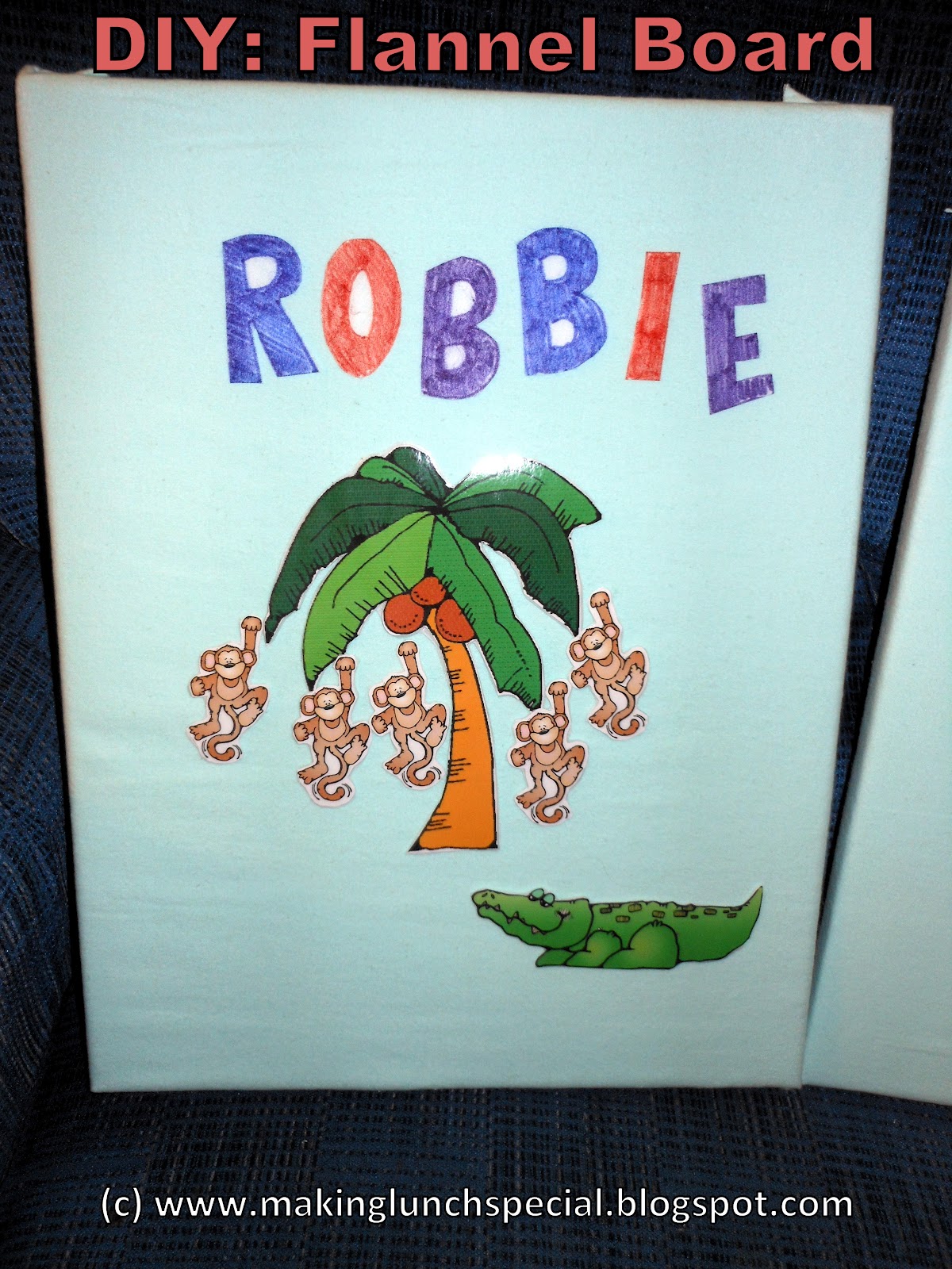 Cute Lunch Make it Special Keep 'em Busy DIY Flannel Board