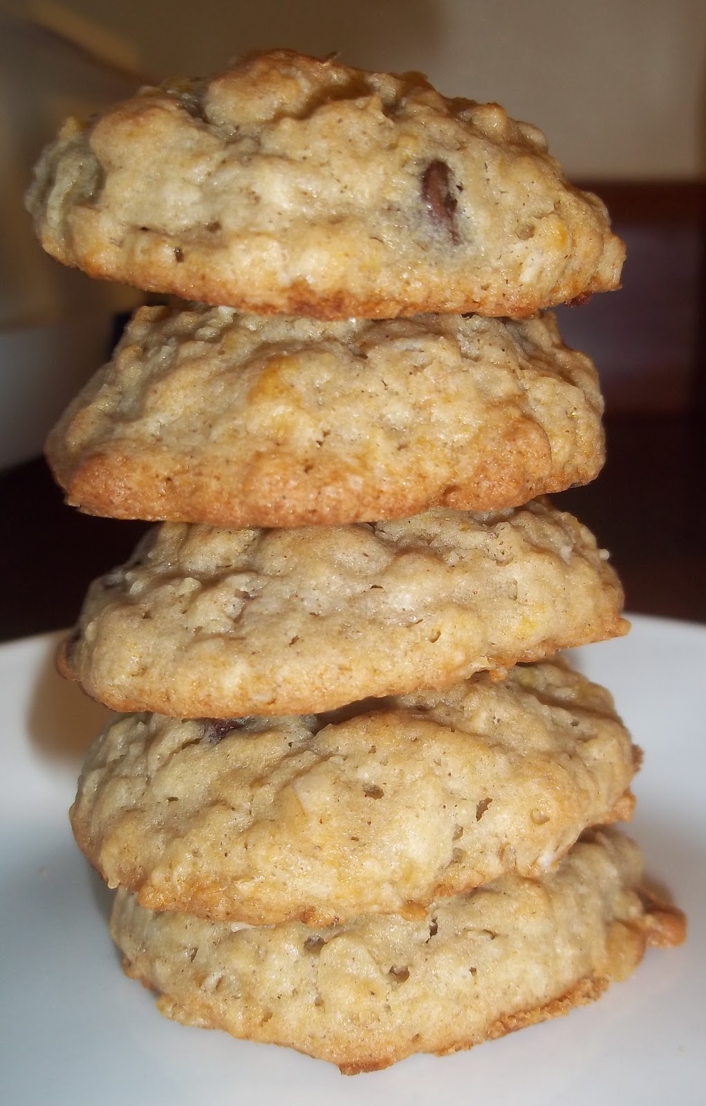 The Daily Smash Banana Oatmeal Chocolate Chip Cookies