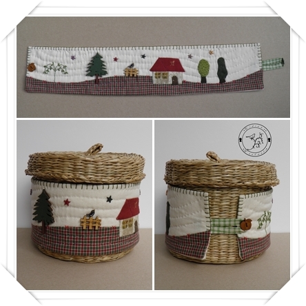 Cidiana: Cestas forradas de Ikea