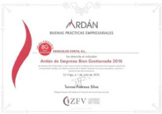 PREMIO A EMPRESAS BIEN GESTIONADAS DURANTE 2014,2015 Y 2016