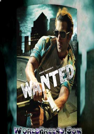 Poster Of Bollywood Movie Wanted (2009) 300MB Compressed Small Size Pc Movie Free Download worldfree4u.com