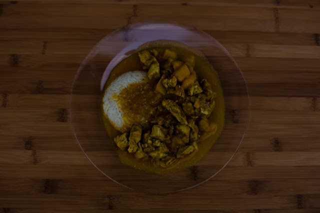 curry z mango i kurczaka