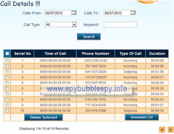 phone call tracking sheet