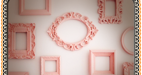 UTÍLIS - Móveis com Arte: Especial Mini molduras Victorianas ! ADOOOORO!