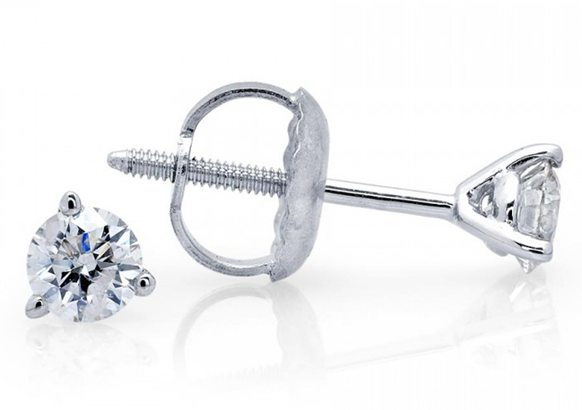 Valentine's Day Gift Ideas: Diamond Stud Earrings