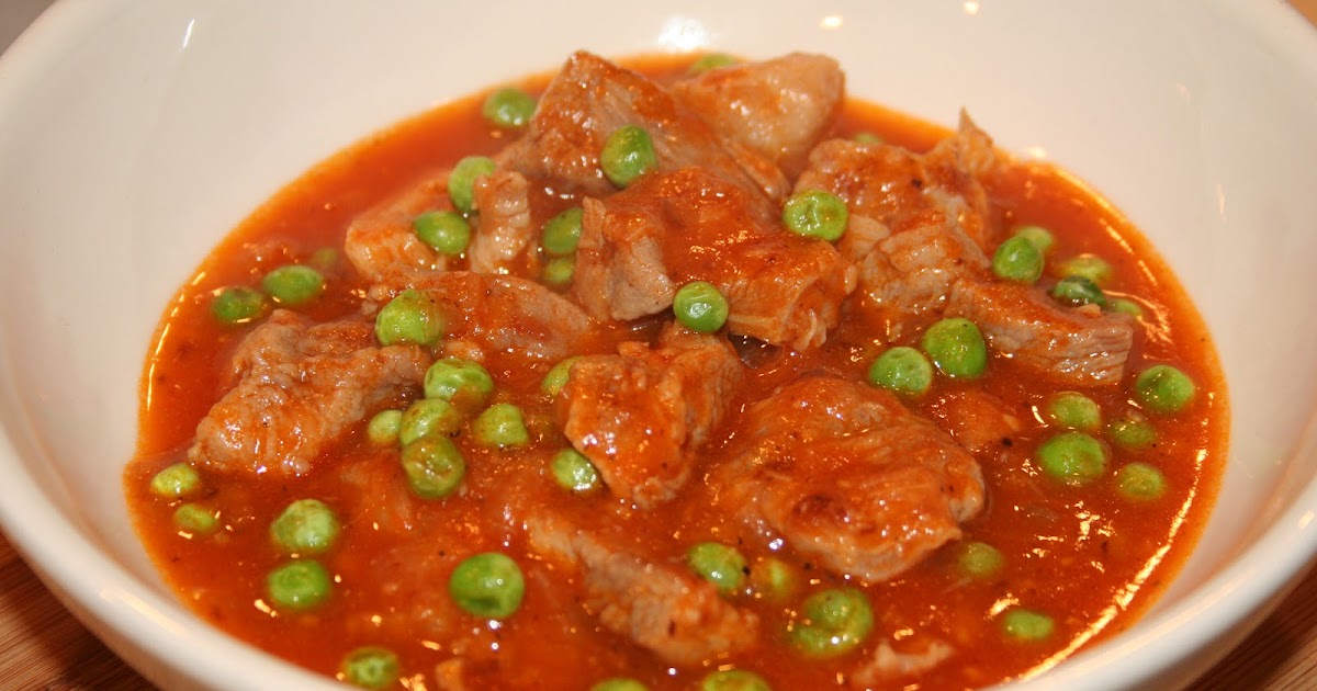 COOK WITH SUSAN Pork Guisantes (Filipino Pork and Peas)