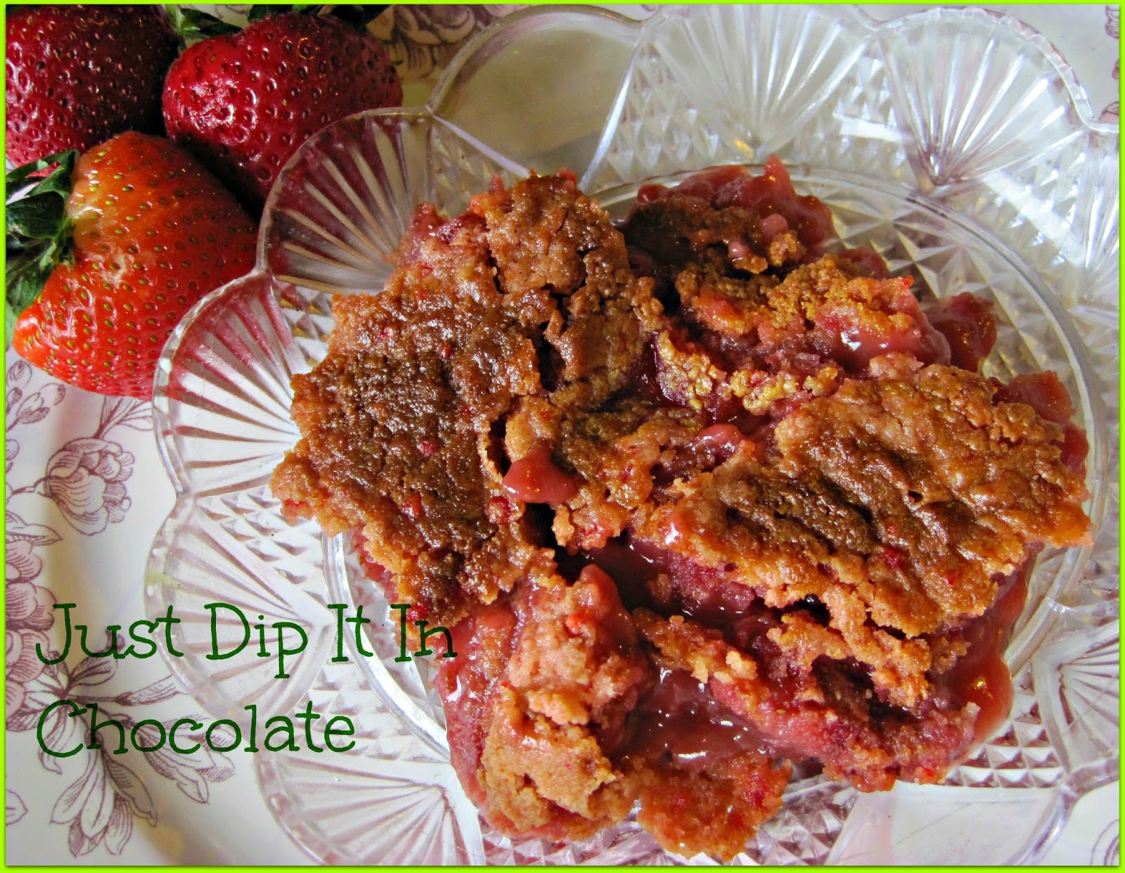 Just Dip It In Chocolate Strawberry Royale Dump Cake Recipe