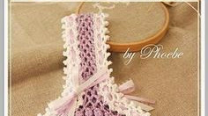 Estuche circular glamoroso tejido al crochet - con esquema