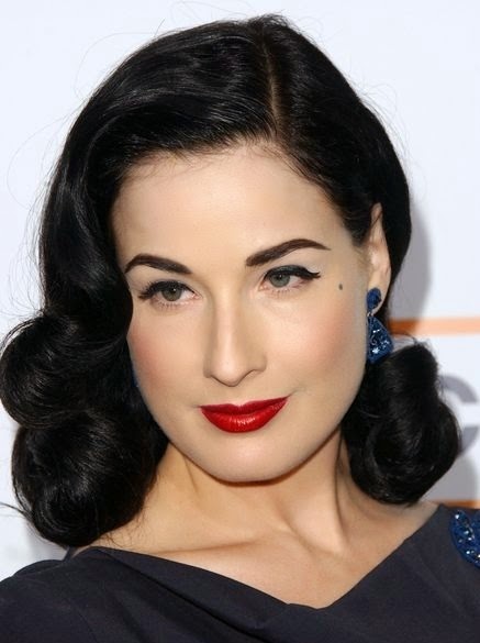 Latest Women Hair Styles Pin Up Hairstyle For Medium Hair