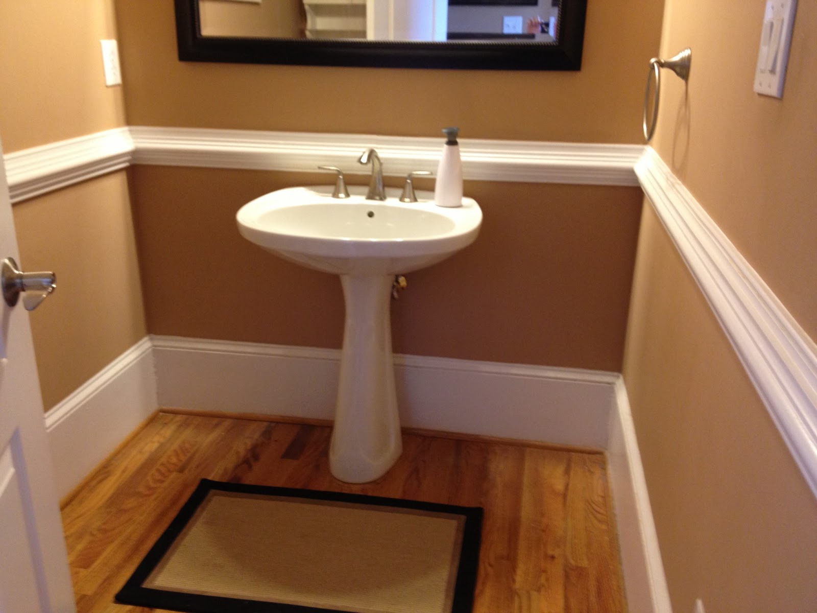 CasaLupoli: Powder Room: Updating Fixtures and Storage