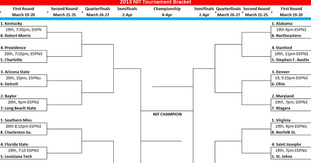 excel tournament