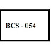 BCS - 054 Computer Oriented Numerical techniques