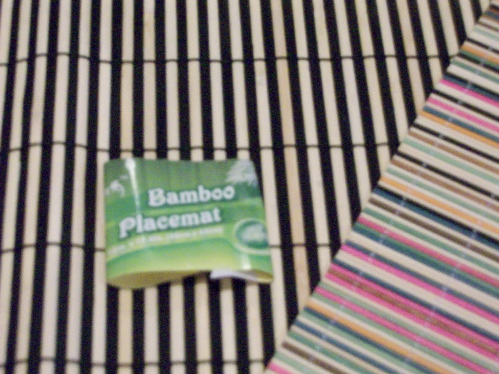 Make Them Wonder Bamboo Placemat Art