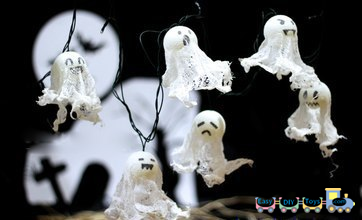 ping-pong balls Handmade Halloween ghosts 1 ping-pong balls Handmade Halloween ghosts 1