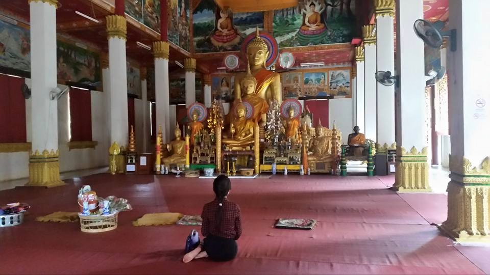 Świątynia w Vientiane, Laos