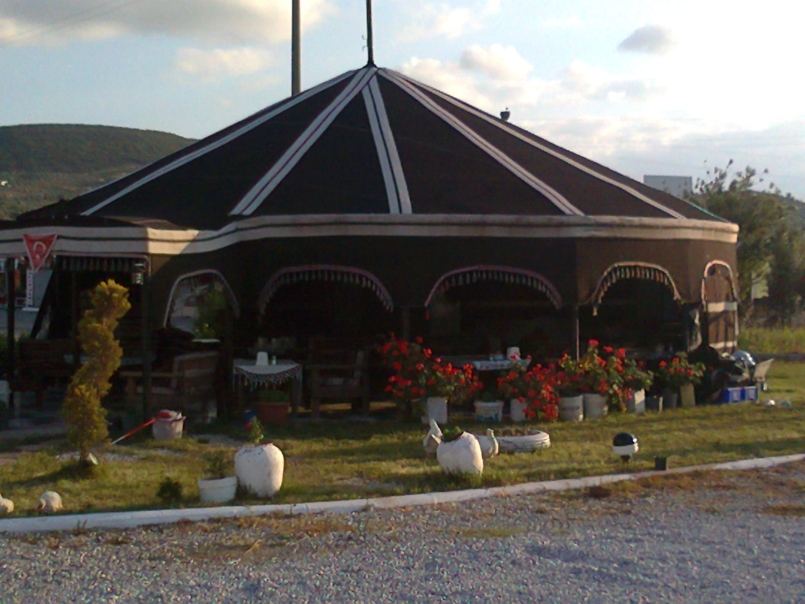 Restoran kıl çadır Restoran ve lokantalar için muhteşem bir çadır