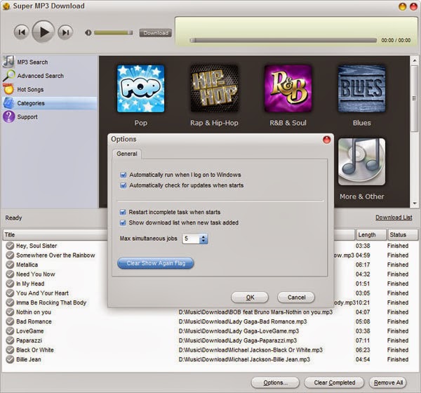 Super MP3 download 4.9.6.6 - Πάνω από 100 εκατομμύρια τραγούδια έτοιμα για κατέβασμα  Super+mp3+download-dwrean.net