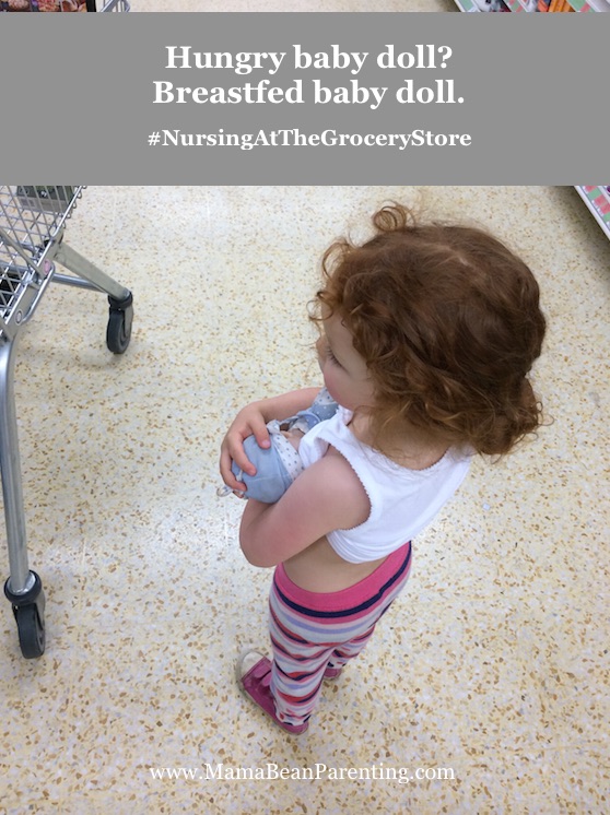 Mama Bean Parenting Nursing At The Grocery Store