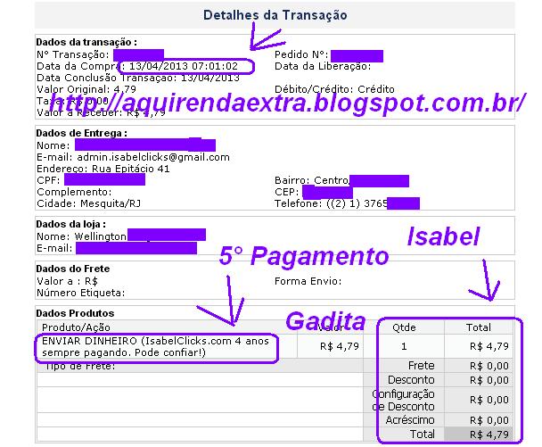 5° Pagamento Gadita 5%C2%B0+PG+Isabel