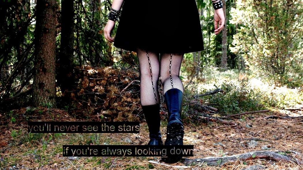 You'll never see the stars if you're always looking down