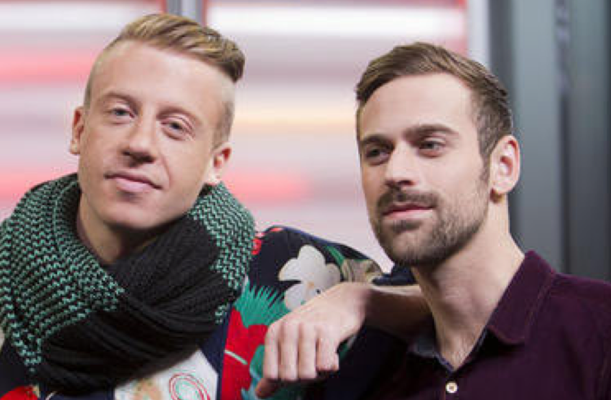 Macklemore and Ryan Lewis... man-crushing on these two. 