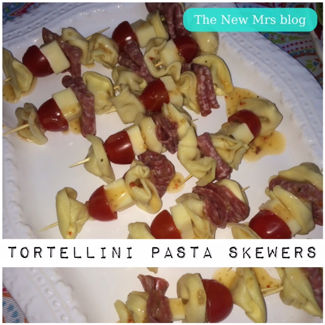 Christina Lea Loves Tortellini Pasta Salad Skewers
