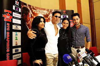 Akshay Kumar, Sonakshi Sinha, Imran Khan at Oberoi Hotel in Dubai