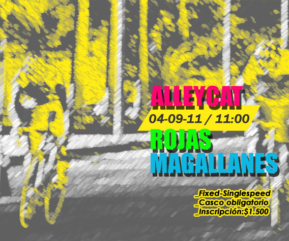 RebelCallejeros: Alleycat Fixed Rojas Magallanes